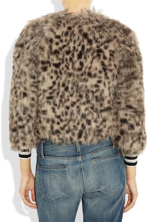 michael kors animal print leather jacket|Meer.